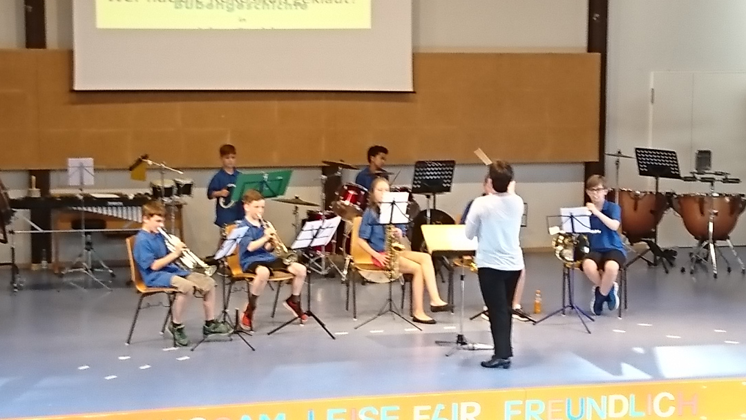 Das Schülerorchester des Musikverein Eisingen